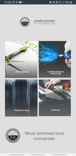 Android application AutoPlan Services screenshort