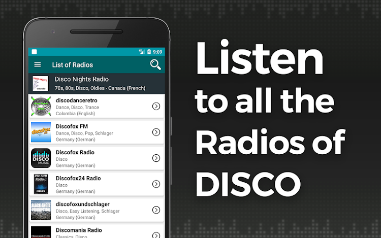 Disco Music Radio - 2 - (Android)