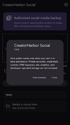 App screenshot