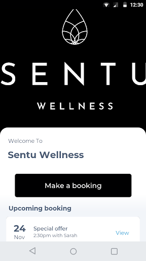 Android application Sentu Wellness screenshort