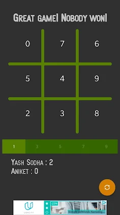 Tic TacToe numbers - Screenshot 3
