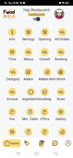 FoodMela Restaurant App Screen 2