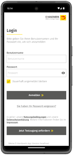 Android application Mein E-Handwerk screenshort