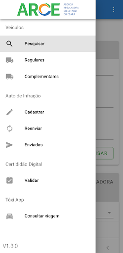 Android application Arce Talonário Eletrônico screenshort