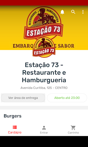 Android application Estação 73 screenshort