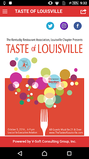 Android application Taste Of Louisville screenshort