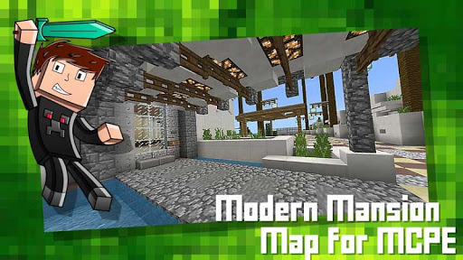 Modern Mansion Map for MCPE Screen 3