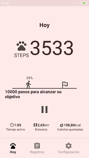 Vista previa de la aplicación