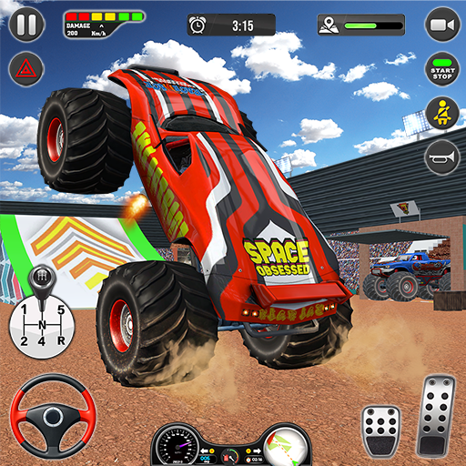 Monster Truck Stunt Race Games 0.4 Icon