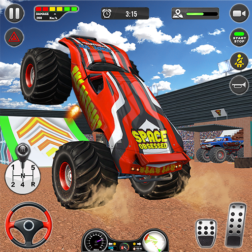 Monster Truck Stunt Race Games  Icon