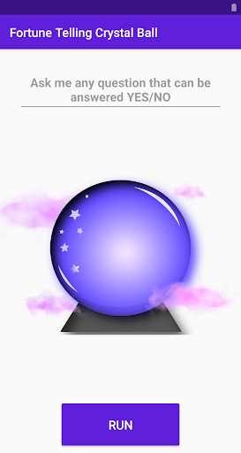 Android application Fortune Telling Crystal Ball screenshort