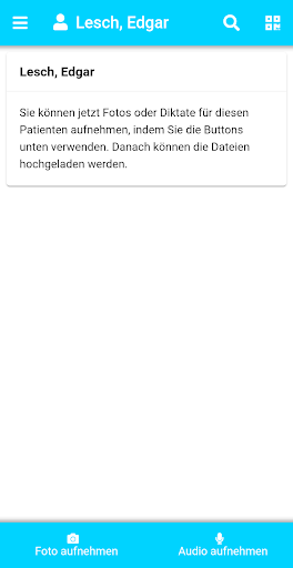 Android application clinicore Doku screenshort
