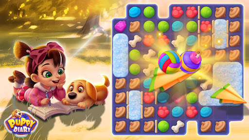 Puppy Diary: Epic Match 3 Game  screenshots 2