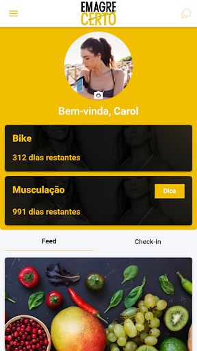 Android application Emagrecerto screenshort