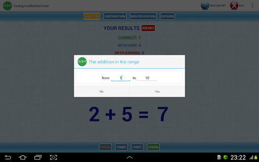 Young mathematician Screen 2
