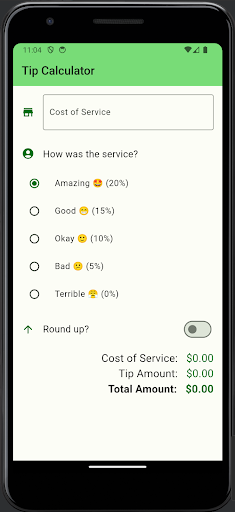 Tip Calculator Screenshot 1 - AppWisp.com