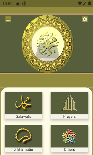 Android application Salawat to Prophet Zikhirmati screenshort