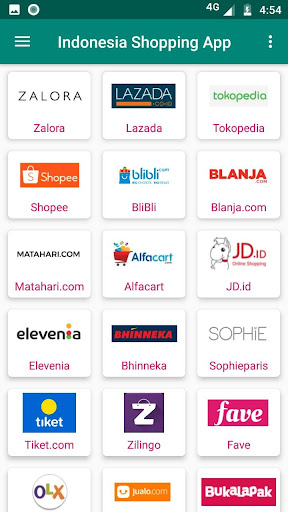 Indonesia Shopping App Screen 2