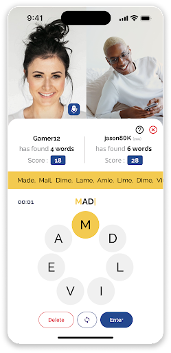 Facegame - Chat and Play Screen 2