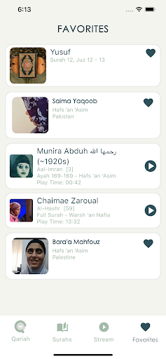 Android application Qariah screenshort