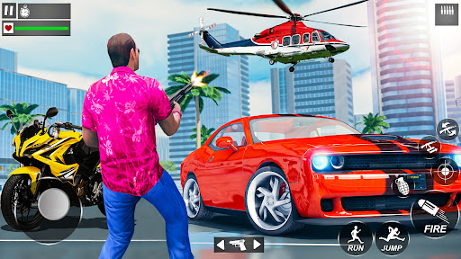 Android application Real Gangstar Crime Vegas Game screenshort