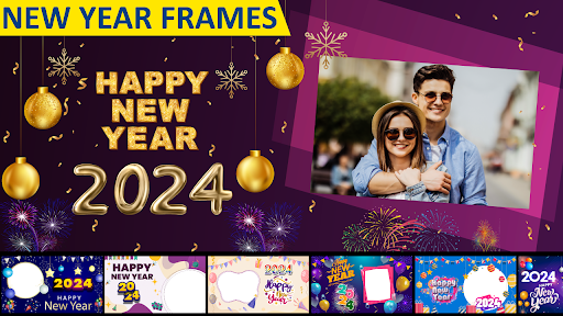 New Year photo frame 2024 Screen 2