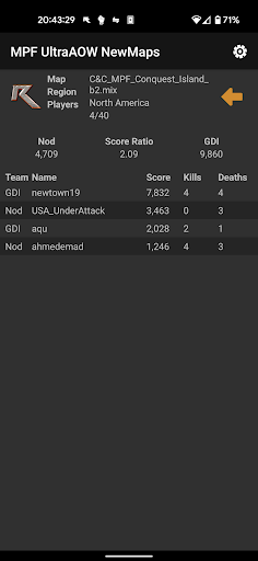 Renegade Server List Screen 2