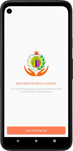 Android application MAHILA SHAKTI screenshort