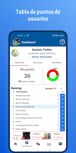 Quiniela Master Screen 3