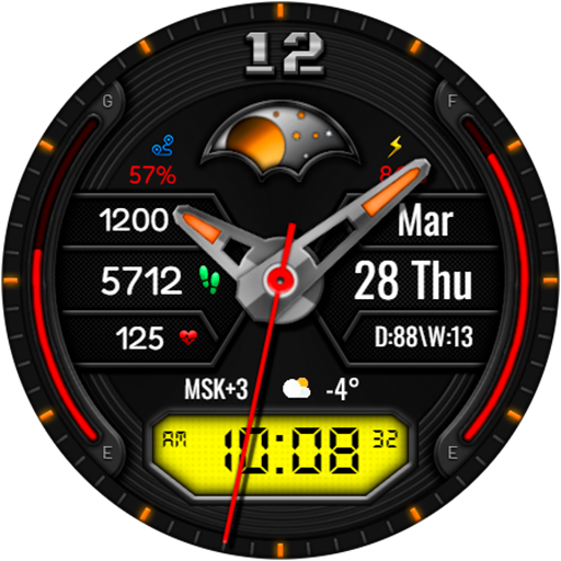 Hybrid SANTUR URX36 Watch face screenshot 16