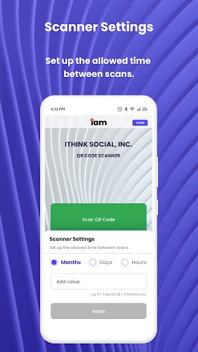 Android application iam QR Code Scanner screenshort