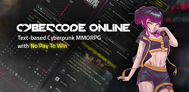 CyberCode Online -Text MMORPG Mod APK (Free Purchase) 1