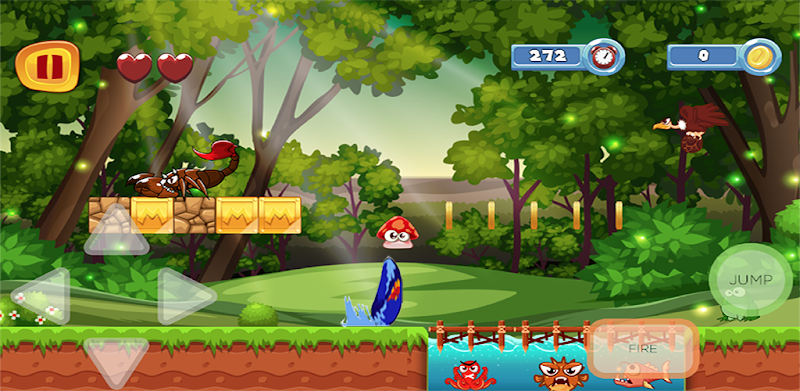 super jungle hedgehog run - adventure game