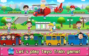 Tayo Train English Game - Alphabet, Number Screenshot