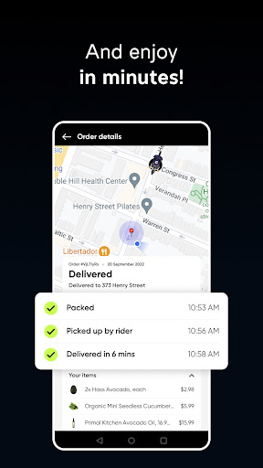 Screenshot of Gorillas: Online Food Delivery
