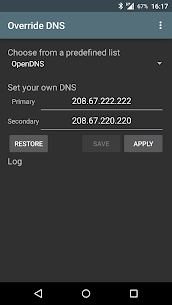 Override DNS (a DNS changer) APK (Patched/Full) 2