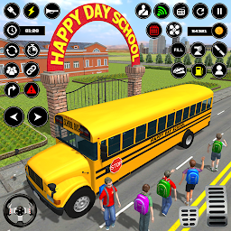 Imagen de ícono de School Bus Coach Driver Games