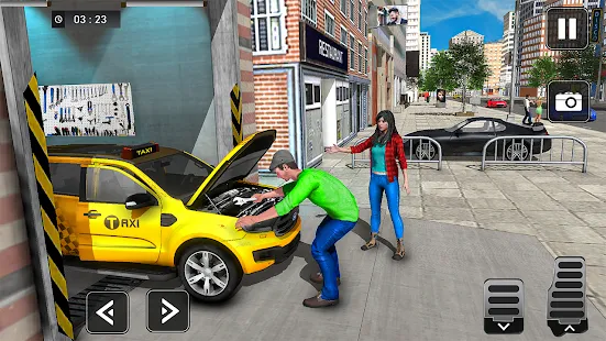 キャブタクシーロボットカーシミュレーター：タクシーライドシェアリング21スクリーンショット 7