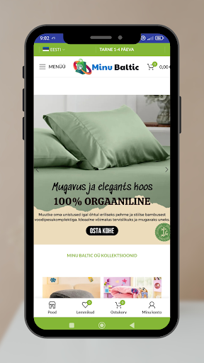 Android application Minu Baltic screenshort