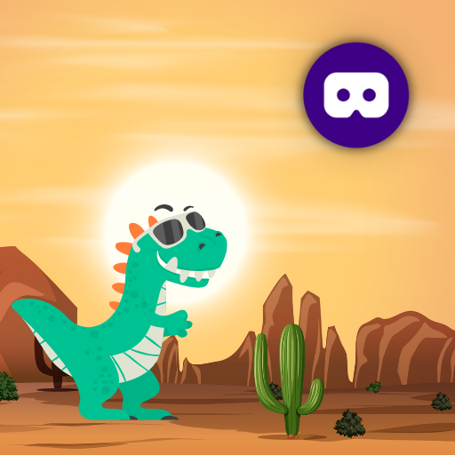 Jumping Dinosaur VR logo
