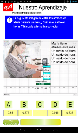 Representar operaciones con nú Screen 2
