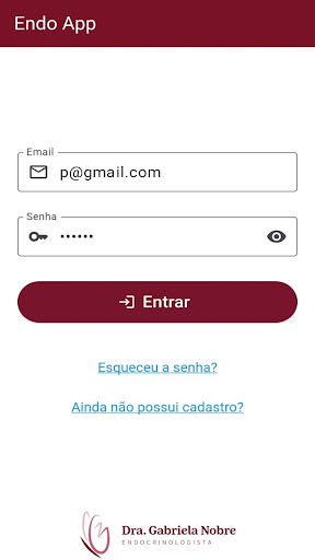 Android application Endo screenshort