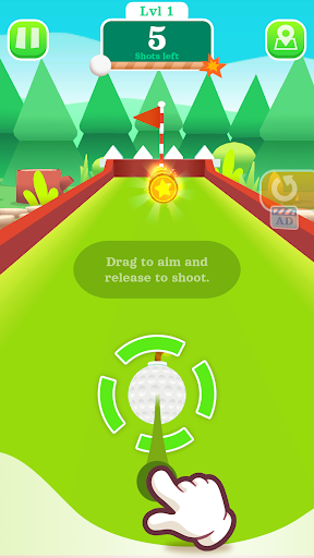 Screenshot of Mini golf battle with friends