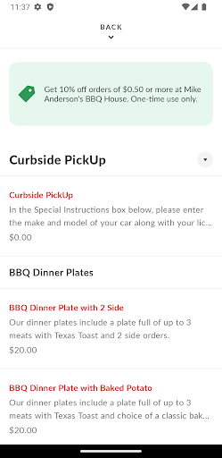 Mike Anderson's BBQ House Screenshot 3 - AppWisp.com