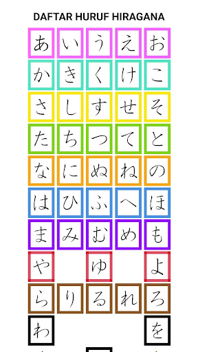 Minna no Hiragana Screen 2