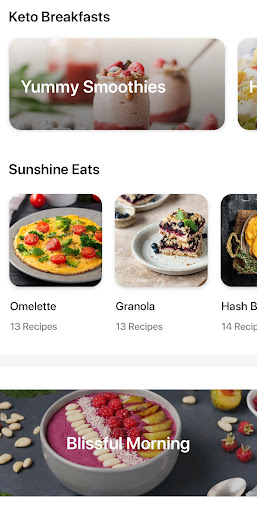 Screenshot of Breakfast Recipes App