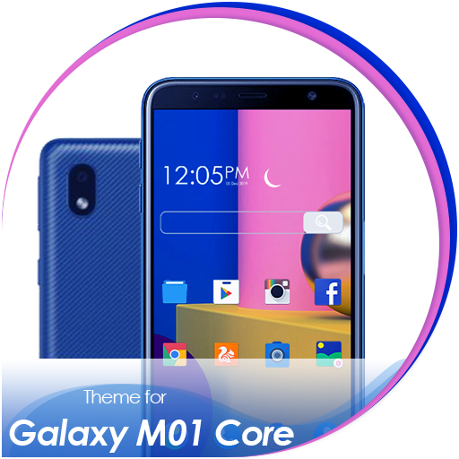 Theme for Galaxy M01 Core logo