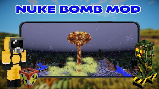 Nuke Bomb Mod For Minecraft PE 4