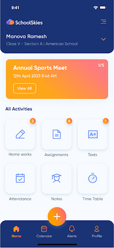 Android application SchoolSkies screenshort