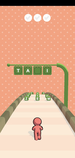 Android application Alphabet Run screenshort